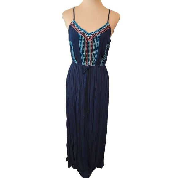 Lily Rose Navy Blue Summer Dress in a Small, NEW - Picture 1 of 7